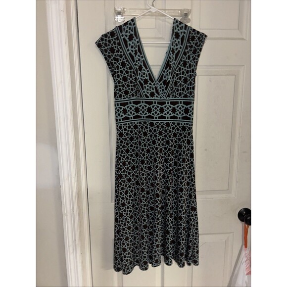 Maggy London Teal Dress size 6 Sleeveless   Beautiful - Picture 1 of 6